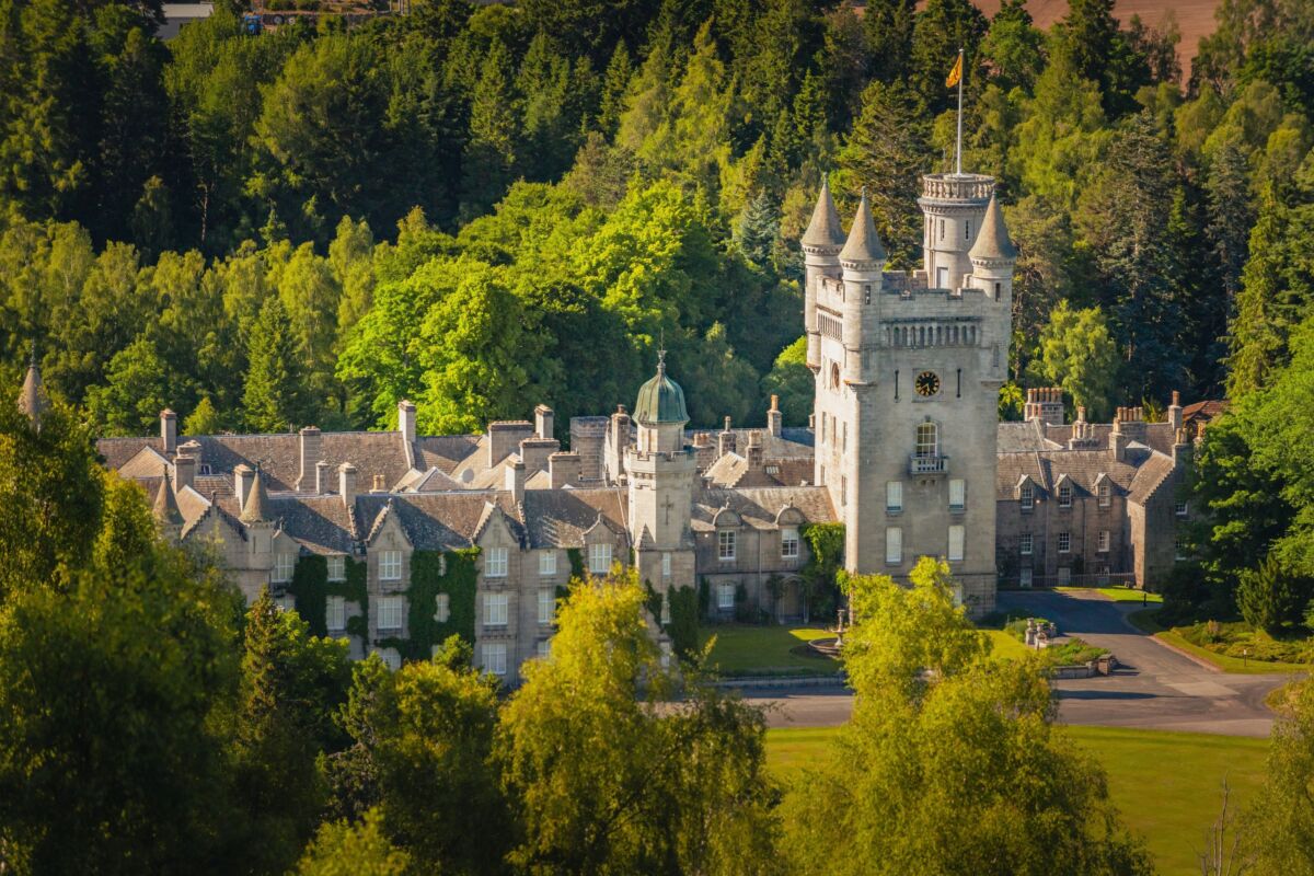 Balmoral castle high ground