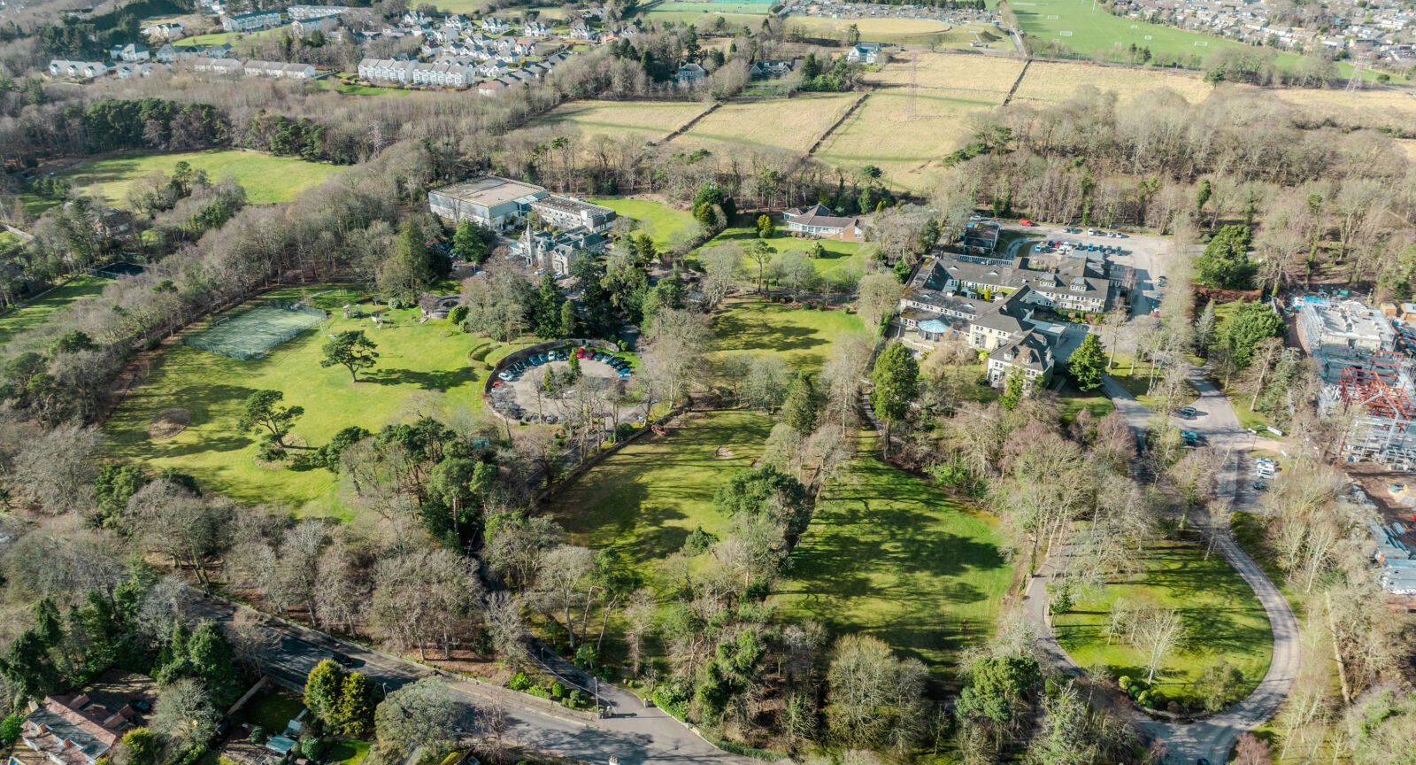 The Woodbank estate next to Marcliffe