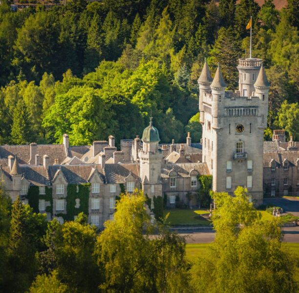 Balmoral castle high ground
